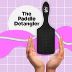 Wet Brush Paddle Detangler Hair Brush  Black - Wet Or Dry Comb For Women  Men  