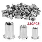 M5 M6 M8 Rivet Nuts Blind Nut Nutserts Rivnut Stainless Steel 110 Pcs