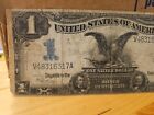 1899  1 Black Eagle One Dollar Note     Large Silver Certificate Estate Rare    