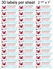 Personalized Address Labels Hearts Envelope You ve Got Mail From
