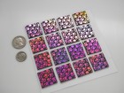 Pawprints Set Of 16 Etched Dichroic Glass  ea5  Cbs Coe 90 Fusing Supply