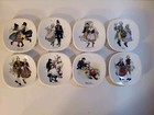 Vintage Rorstrand Swedish National Costume  Eight Small Collector Plates 
