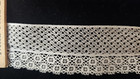 Vintage antique  English  White  Cotton Leavers 1    Lace  10 Yards