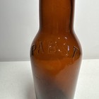 Vintage Pabst Amber brown Glass Beer Bottle