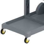 Commercial Janitorial Trolley Cleaning Cart With 25 Gallon Bag And Cover For    