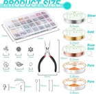 Kit Bisuteria Para Hacer Pulseras Collares De Aretes Accesorios Material Para Us