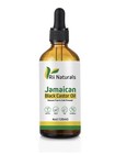 Jamaican Black Castor Oil Organic 100  Pure Hexane-free Amber Glass Bottle 4 Oz