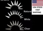 Extra Long  Stiletto False Nail Tips Acrylic  Half Cover Tip Nail-white Color