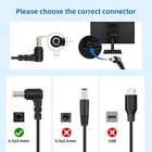 Dc 14v Power Cord For Samsung Monitor 8ft Power Supply 32   27 24 22 20 