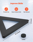Triangle Hockey Passer Rebounder Passing Aid Stick Handling Training Equipment
