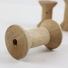 Lot Of 4 Vintage Wooden Thread Spools  2 8    2 0  Tall