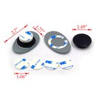 360   Adjustable Oval Wide Angle Frameless Rear Side View Car Blind Spot Mirror