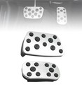 2 Pack Aluminum Foot Pedals Covers Fits For Toyota Tacoma sequoia 2024 2025