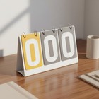 3 Digit Scoreboard Easy To Read Numbers Manual Flip Score Counter For Gym Class