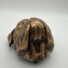 Vintage Heavy Cast Brass Michael Healy Bronze Bulldog Head Door Knocker 2006 Vgc