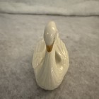 Lenox Swan Figurine Place Card Holder cake Topper Vintage 24k Gold Accents