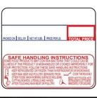 Detecto 6600-3003 500 roll Dl Series Safe Handling Label