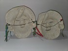Vintage Handmade Paper Mach   Jester Masks  set Of 2  Wall Decor