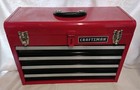Craftsman 205pc 20-1 2    8-1 2    14  Metal 4 Drawer Lockable With Handle   Tool