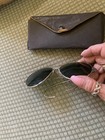 Vintage Wwii Bausch And Lomb Aviator Sunglasses Includes Leather Case