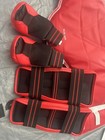 Martial Arts Taekwondo Sparring Gear  Reversible Chest Guard Gloves Chin Guards