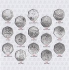 New Coin Album 2016 - 2021 Beatrix Potter Peter Rabbit 50p 15 Puddle-duck   c 