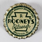 General Braddock Brewing Rooney s Vintage Beer Cap   Advertisement