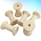 10 Pcs Sewing Wood Spools Wooden Cord Spool Wooden Thread Rack