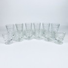 Set Of 12 Vintage Hazel Atlas Big Top Peanut Butter Tea   Sherbet Glasses