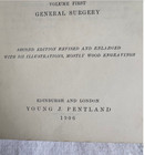 1906 Antique Medical Book Manual Of Surgery Vol 1 Illustrated Anatomy Vintage