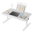 Foldable Bed Laptop Table With Adjustable Height   Angle     44 09 Lbs Capacity