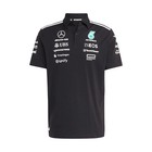 2025 Mercedes Amg F1 Mens Team Polo Shirt Black  s 