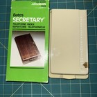 Bates List Finder Secretary Metal Address Book Telephone Index Vintage Gray