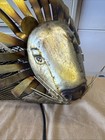 Vintage Metal Lion With Fan Installed Gold Tone Flexible Mane Big Mcm