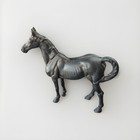 Antique Cast Iron Stallion Coin Bank Heavy Large Door Stop Horse
