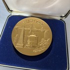 1980   s South Westplex  24k Gold Plated Bronze Medal Medallic Art Co