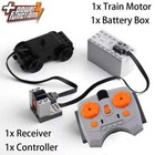 Power Functions 4pcs Battery Box Train Motor Ir Receiver Controlled For Lego Set