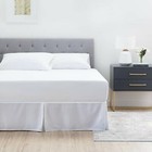Hotel Collection 15 Inch Drop Solid Pleated Bed Skirt - Microfiber Dust Ruffle