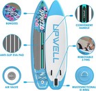 10   6   x 32   x 6    Inflatable Stand Up Paddle Board With Sup Accessories