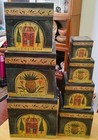 7 Bob s Boxes Primitive Welcome Friends Stackable Nesting Susan Winget Design