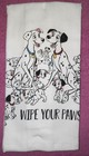 Disney 101 Dalmatians Wipe Your Paws    kitchen Towel 2 Pk       Cotton Licensed       