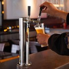 Kegerator Tower Kit  Dual Taps Beer Conversion Kit  Stainless Steel Keg Beer Tow