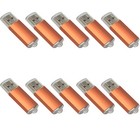 Kootion Usb 2 0 10pcs 16gb Metal Rectangle Flash Drive Memory Stick Thumb Drive