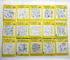 Vintage Aunt Marthas Embroidery Craft Patterns Hot Iron Transfers Lot Of 37
