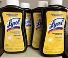  4  Lysol Disinfectant Concentrate Original Scent  12 Fl Oz Each Makes 9 Gallons
