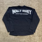 Walt Disney Studios Spirit Jersey Youth Xl 11 12 Black Long Sleeve Mickey Mouse