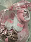 Lovely Girl Puma Hat   Socks Mini Diaper Cake Baby Shower Welcome Home Gift