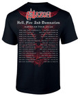 Xl Saxon 2024 Hell Fire   Damnation Black Band T-shirt Shirt Recent Tour Size