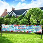 World Flags International Welcome Yard Banner Olympic Party Decorations 64 Count