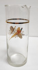 Vintage Mcm Pheasant Martini Glass Mixer Cocktail Bar Hunting Drinking